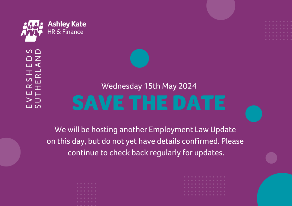 Save the date - 15th May 2024